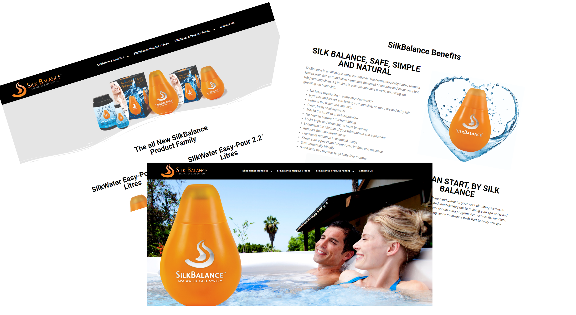 Happy Hot Tubs Service Page Mock Ups